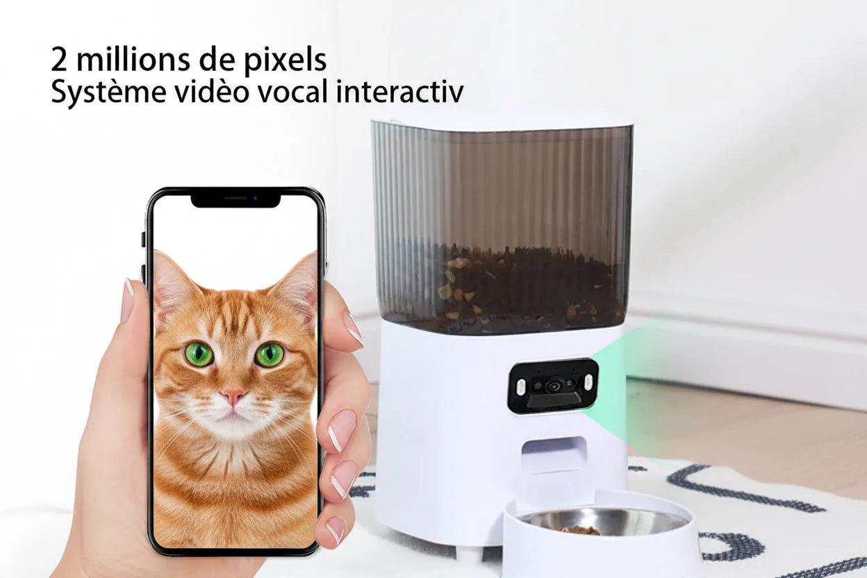 Gamelle Automatique Chat avec Caméra