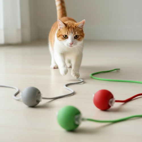 Balle Interactive Automatique pour Chien – Rechargeable & Intelligente